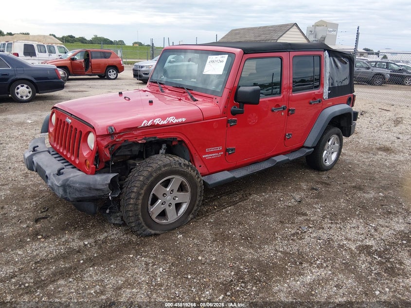 Vin: 1c4bjwdg5cl224951, lot: 46318147, jeep wrangler unlimited sport 20122