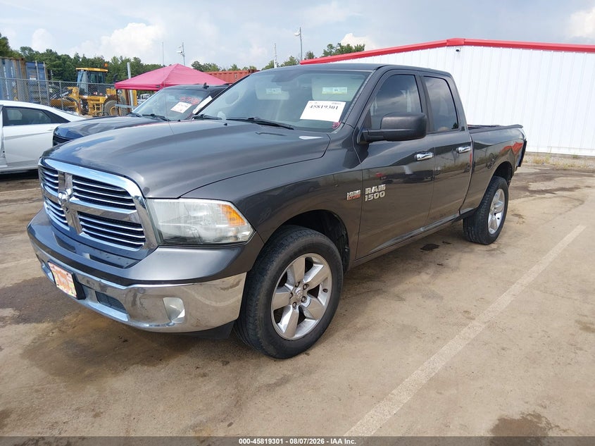 Vin: 1c6rr6gt5fs577529, lot: 46318182, ram 1500 big horn 20152