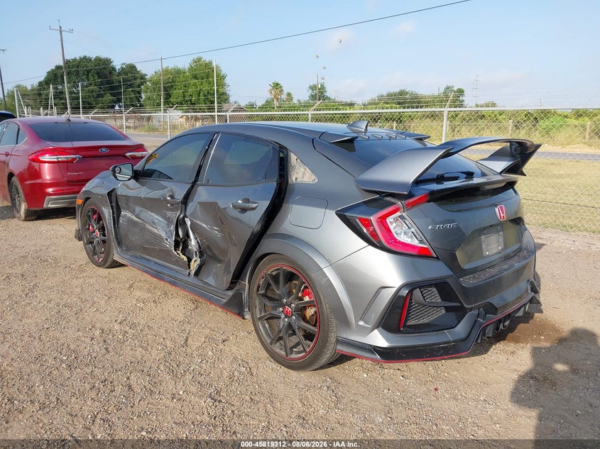 Vin: shhfk8g72lu200498, lot: 46318193, honda civic type r touring 20203