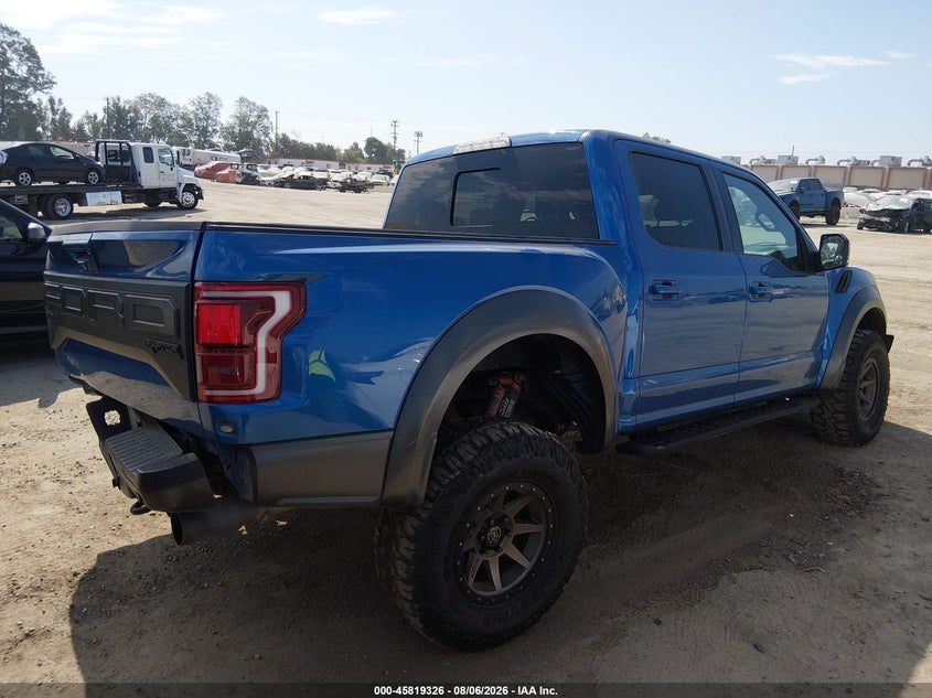 Vin: 1ftfw1rtxkfa63105, lot: 46318207, ford f150 raptor 20194