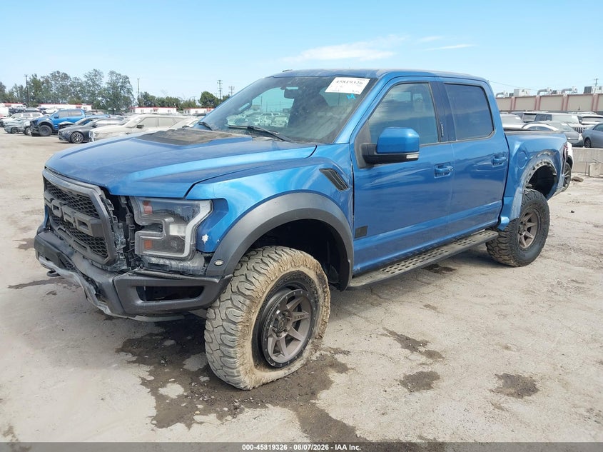 Vin: 1ftfw1rgxkfa63105, lot: 46318207, ford f150 raptor 20192
