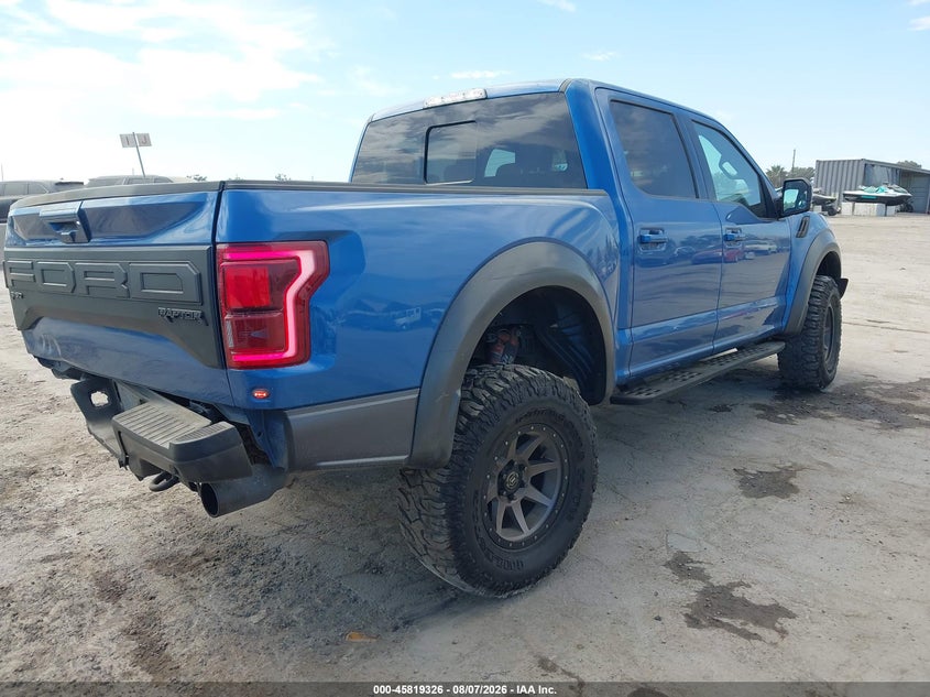 Vin: 1ftfw1rgxkfa63105, lot: 46318207, ford f150 raptor 20194