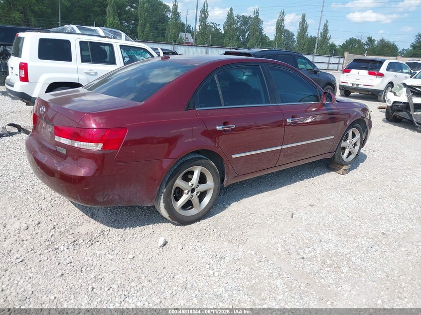 2008 HYUNDAI SONATA SEDAN 2.4L I-4 DOHC, VVT, 162HP