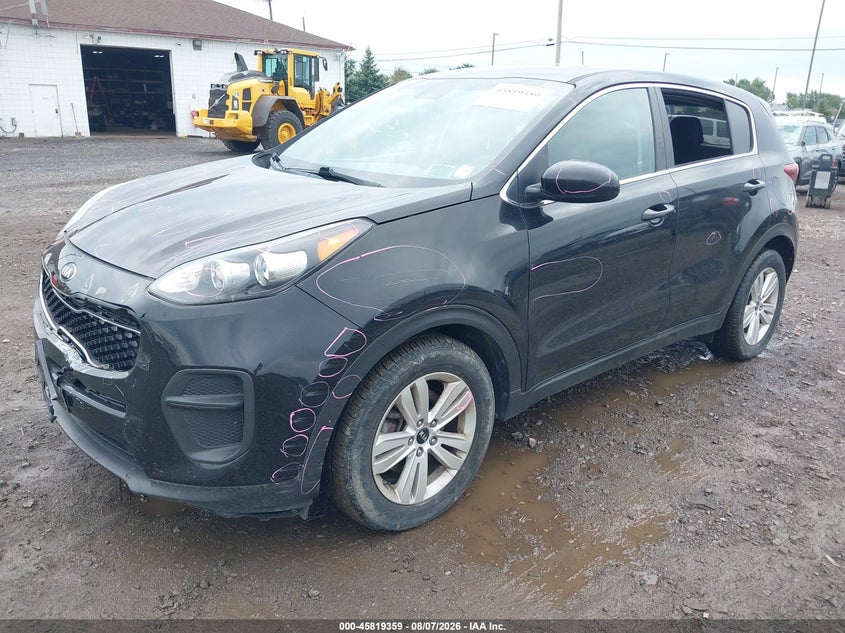Vin: kndpm3ac3j7445208, lot: 46318240, kia sportage lx 20182