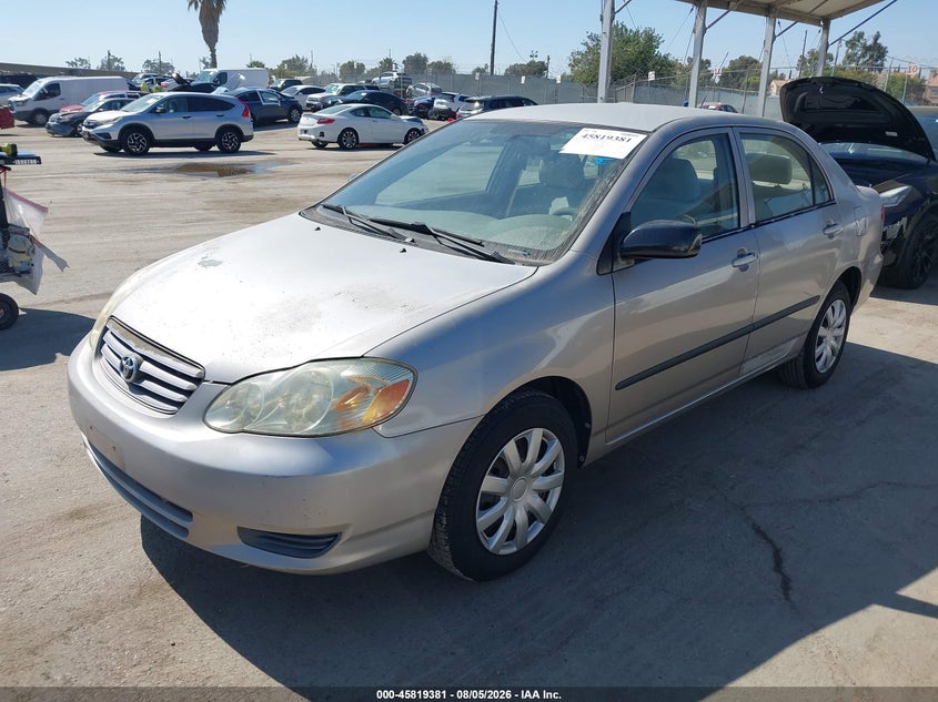 2003 Toyota Corolla, Ходовая, IAAI, VIN 1NXBR32E63Z088277 — фото 2