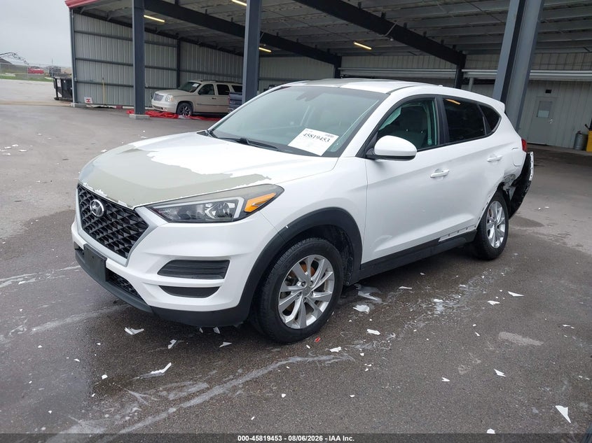 2019 Hyundai Tucson, Left Rear, IAAI, VIN KM8J2CA43KU032742 — photo 2