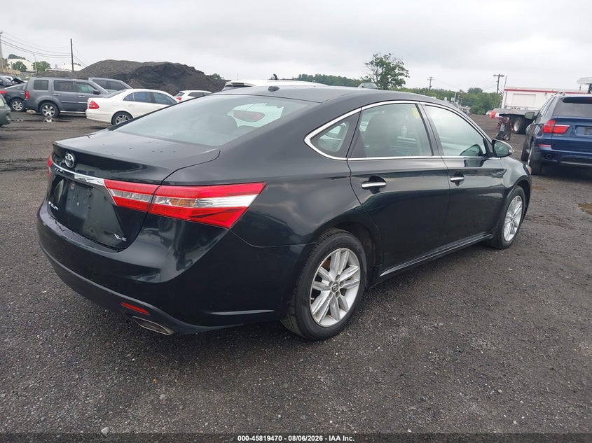 Vin: 4t1bk1eb0fu176417, lot: 46318351, toyota avalon xle 20154