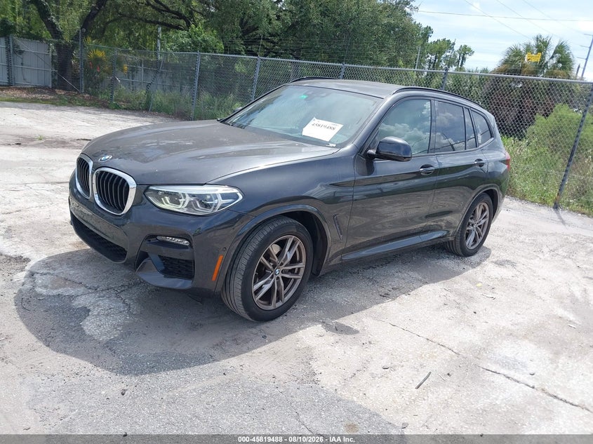 2021 BMW X3 auction photo 2
