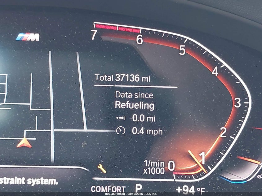 2021 BMW X3 auction photo 7