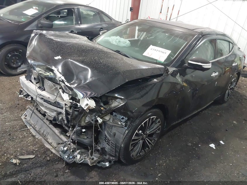 Vin: 1n4aa6ap2gc382871, lot: 46318386, nissan maxima 3.5 platinum 20162