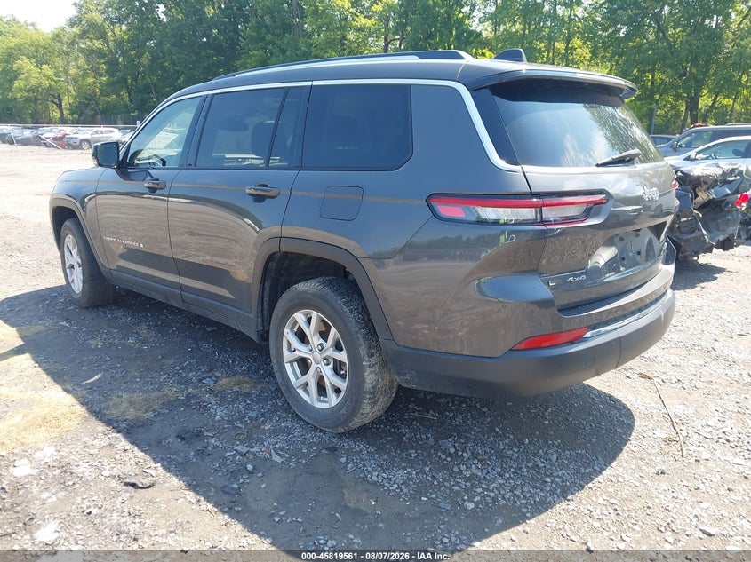 Vin: 1c4rjkbg6n8507729, lot: 46318442, jeep grand cherokee l limited 4x4 20223