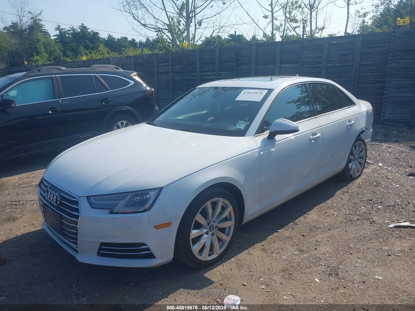 Vin: wauanaf41hn045000, lot: 46318457, audi a4 premium 20172