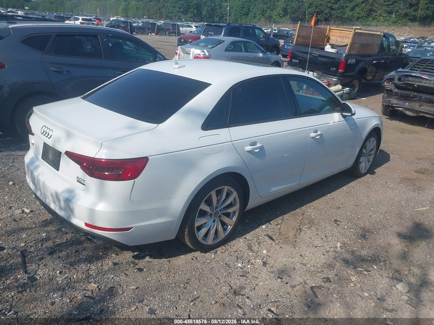 Vin: wauanaf41hn045000, lot: 46318457, audi a4 premium 20174