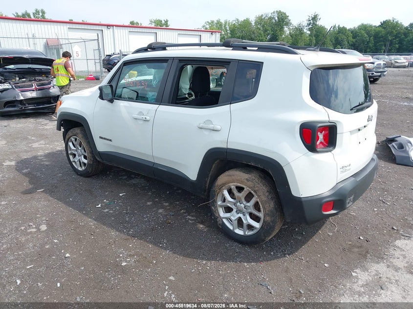 Vin: zaccjbbt5gpe19124, lot: 46318515, jeep renegade latitude 20163