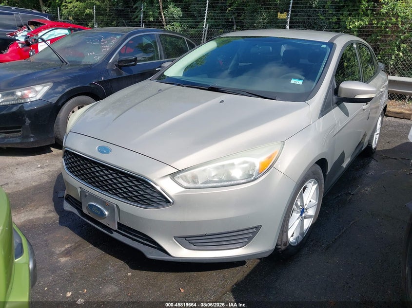 Vin: 1fadp3f26fl202135, lot: 46318545, ford focus se 20152
