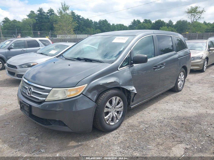 Vin: 5fnrl5h23bb075636, lot: 46318548, honda odyssey lx 20112