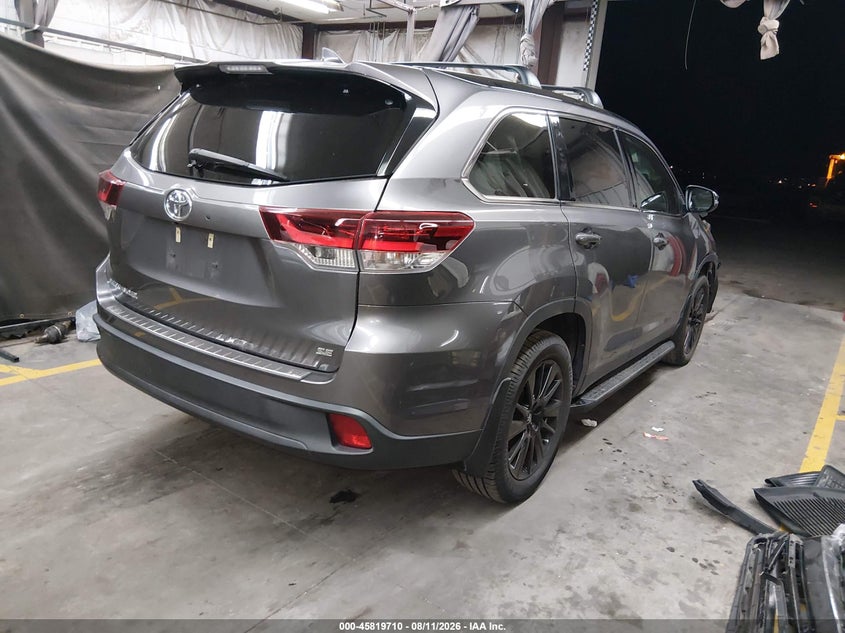 Vin: 5tdkzrfh7ks573655, lot: 46318592, toyota highlander se 20194