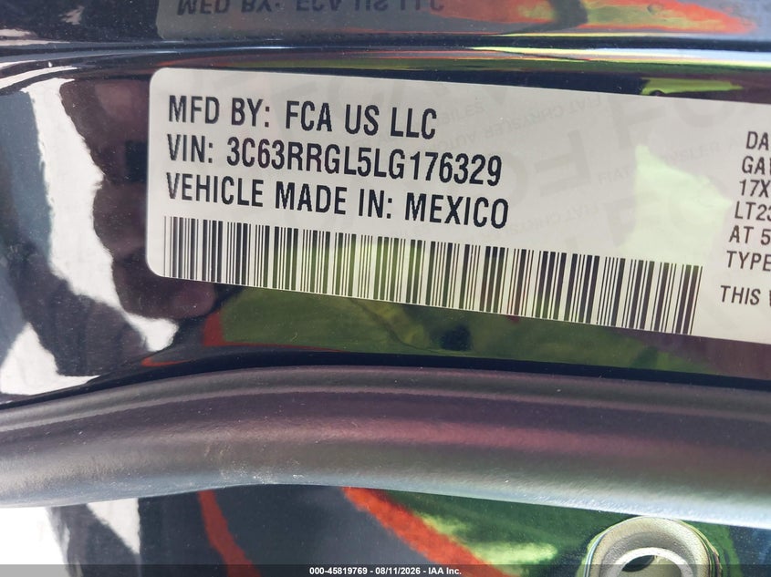 2020 RAM 3500 auction photo 8