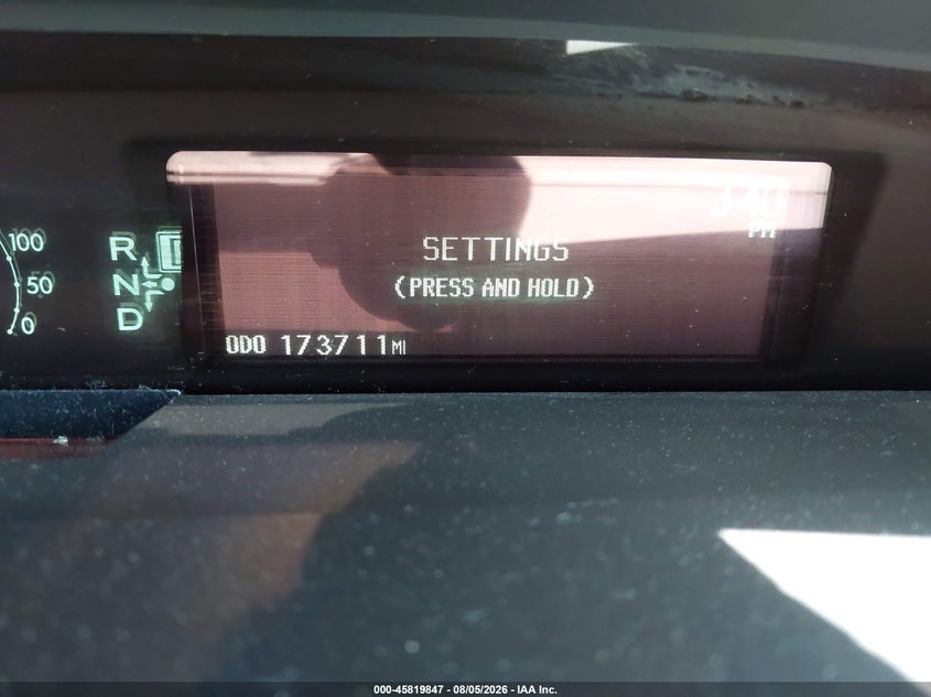 2010 TOYOTA PRIUS HATCHBACK 1.8L I-4 DOHC, VVT, 98HP