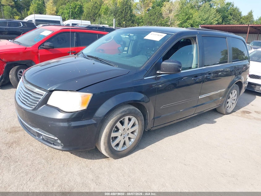 Vin: 2c4rc1bgxer216904, lot: 46318732, chrysler town & country touring 20142