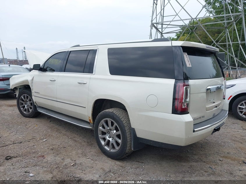 Vin: 1gks2jkj0fr215210, lot: 46318741, gmc yukon xl 1500 denali 20153