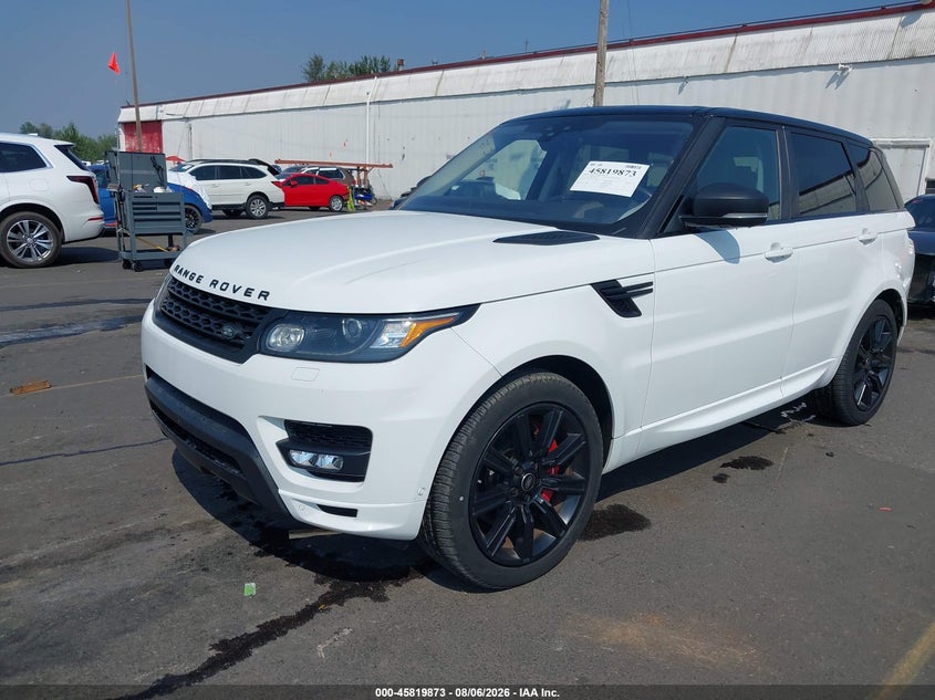 Vin: salwv2fe7ha140216, lot: 46318754, land rover range rover sport 5.0l v8 supercharged autobiography 20172
