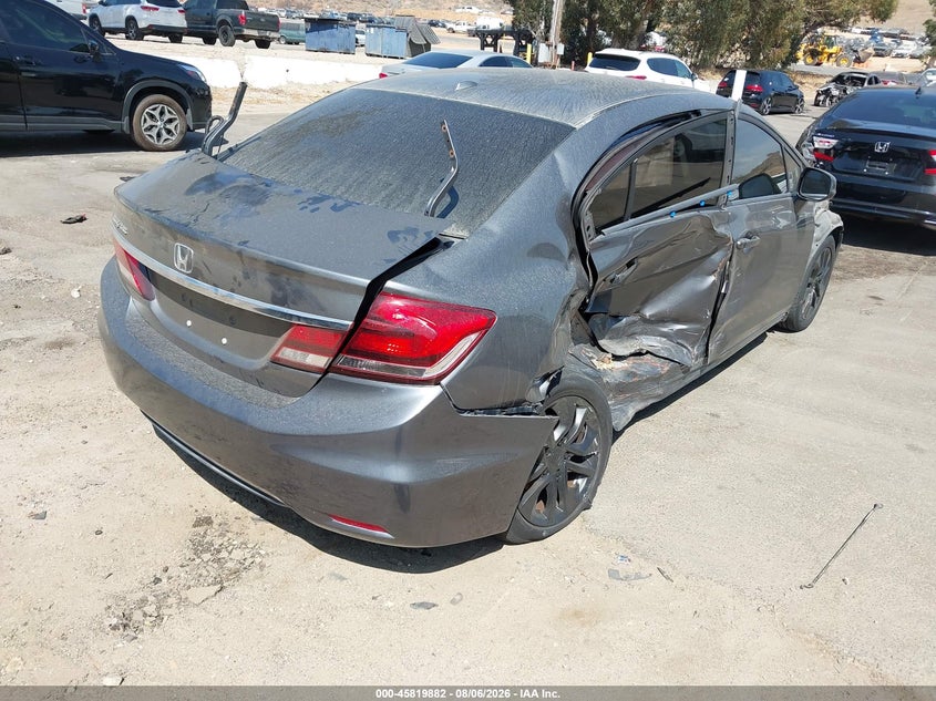 Vin: 19xfb2f91de236577, lot: 46318763, honda civic ex-l 20134