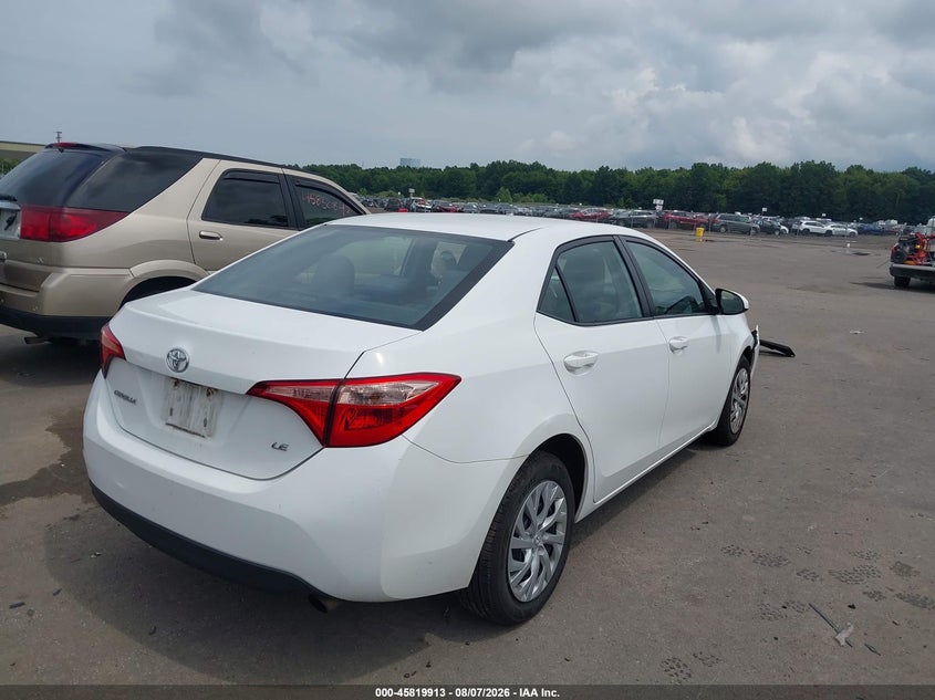 Vin: 2t1burhe8hc874034, lot: 46318794, toyota corolla le 20174