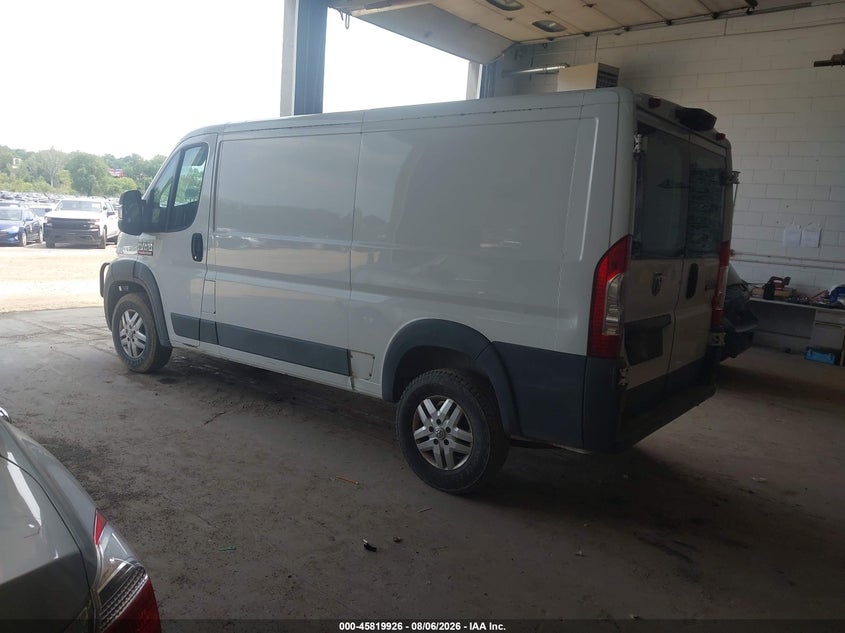 Vin: 3c6trvag1ee108242, lot: 46318807, ram promaster 1500 low roof 20143