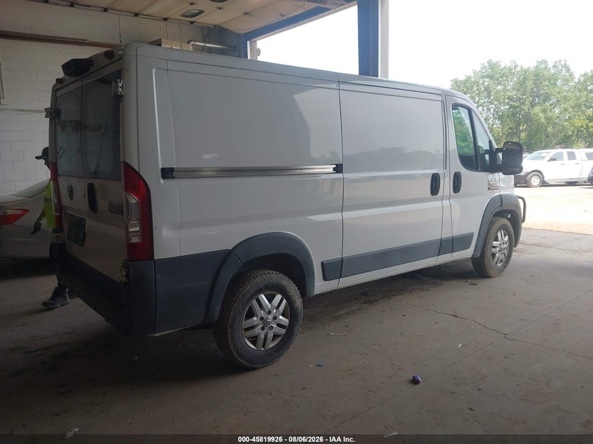 Vin: 3c6trvag1ee108242, lot: 46318807, ram promaster 1500 low roof 20144