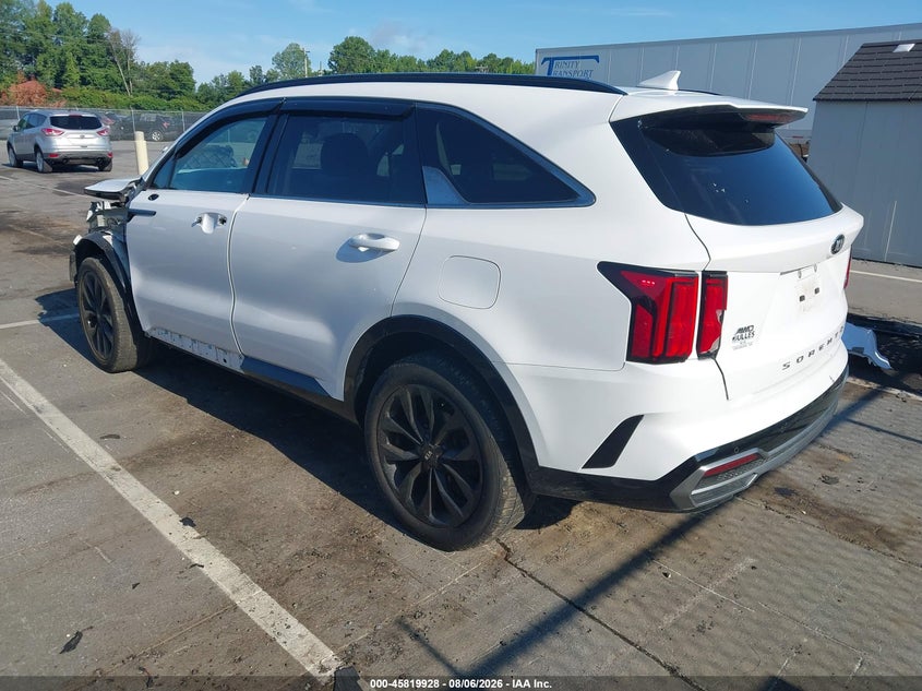 Vin: 5xyrkdlf1mg026485, lot: 46318809, kia sorento sx 20213
