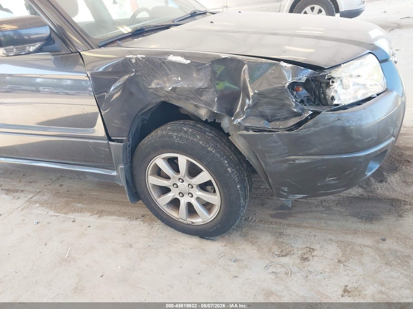 2008 SUBARU FORESTER SPORT UTILITY VEHICLE 2.5L H-4 VVT, 173HP
