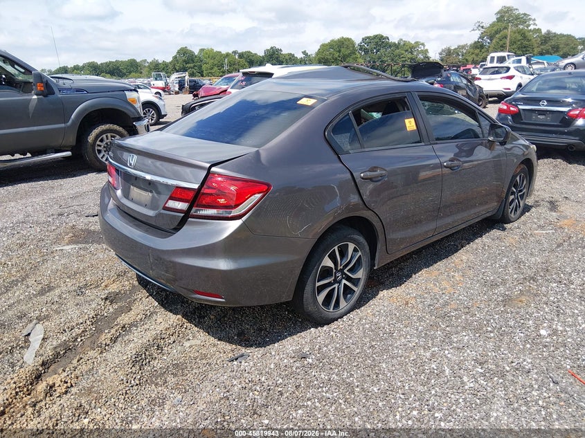Vin: 19xfb2f82fe062562, lot: 46318824, honda civic ex 20154