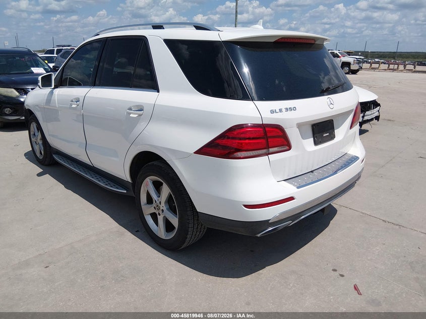 Vin: 4jgda5jb9ja999138, lot: 46318827, mercedes-benz gle 350 20183
