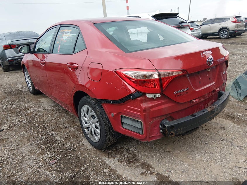 Vin: 5yfburhe2jp814904, lot: 46318906, toyota corolla le 20183