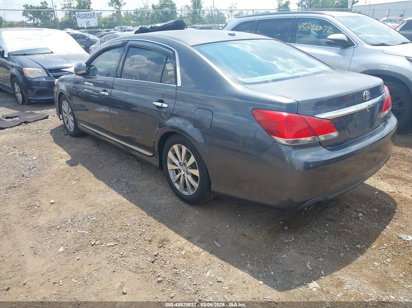 Vin: 4t1bk3db2bu431866, lot: 46318918, toyota avalon limited 20113