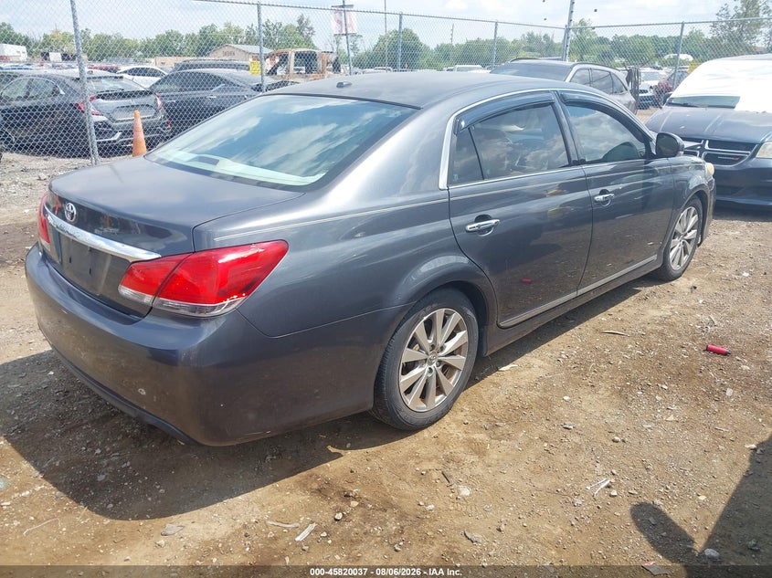 Vin: 4t1bk3db2bu431866, lot: 46318918, toyota avalon limited 20114
