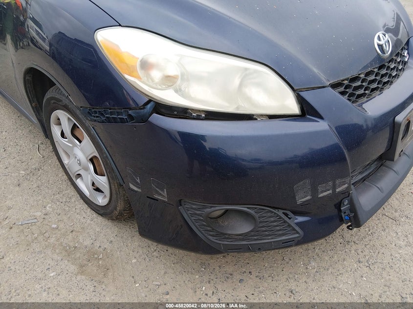 TOYOTA MATRIX 2009 VIN 2T1LE40EX9C008059