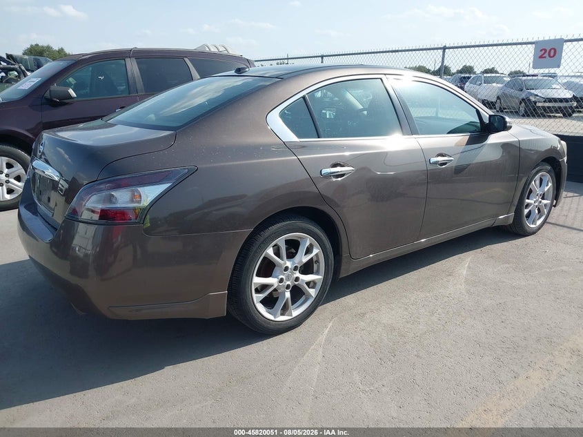 Vin: 1n4aa5ap7dc846758, lot: 46318932, nissan maxima 3.5 sv 20134