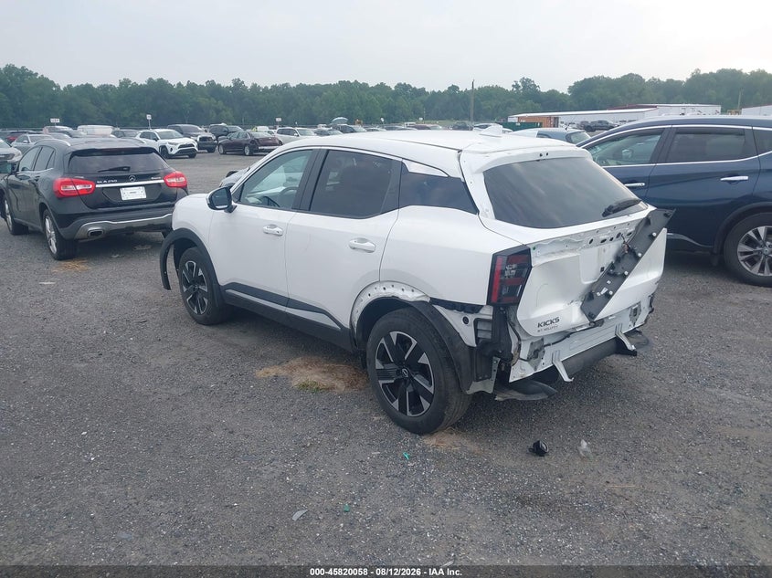 NISSAN KICKS 2025 VIN 3N8AP6CBXSL304320