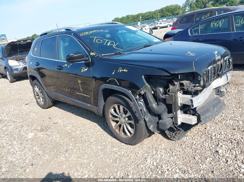 2019 Jeep Cherokee Latitude Plus 4X4, Перёд, IAAI, VIN 1C4PJMLN7KD213727