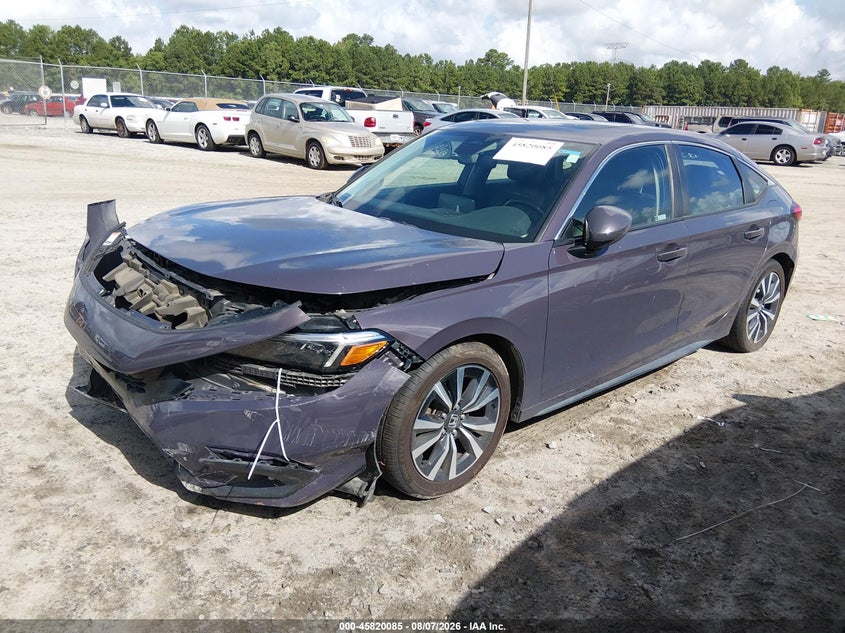 Vin: 19xfl1h71ne014626, lot: 46318966, honda civic ex-l 20222