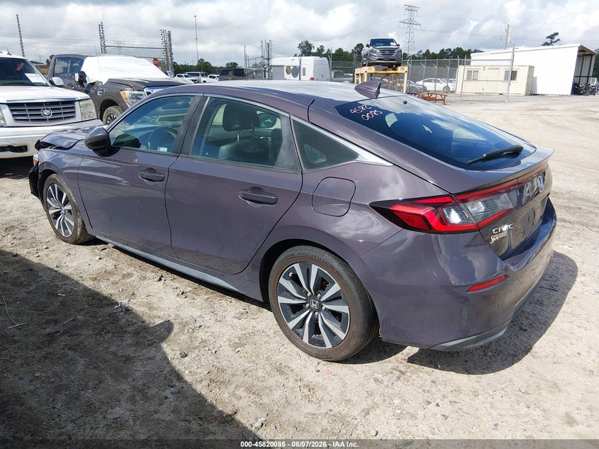 Vin: 19xfl1h71ne014626, lot: 46318966, honda civic ex-l 20223