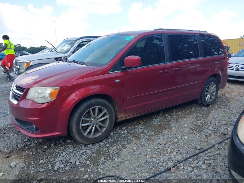 2014 Dodge Caravan, Normal Wear & Tear, IAAI, VIN 2C4RDGCG2ER471934 — photo 2