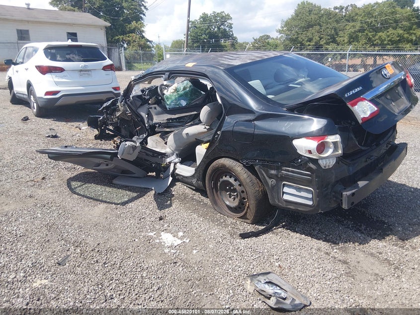 Vin: 2t1bu4ee4cc788980, lot: 46318982, toyota corolla le 20123
