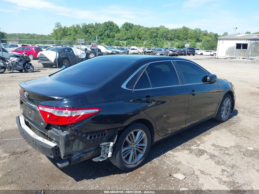 Vin: 4t1bf1fk6fu108738, lot: 46318986, toyota camry se 20154