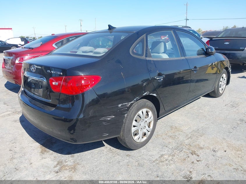 Vin: kmhdu4ad4au179809, lot: 46318989, hyundai elantra gls 20104