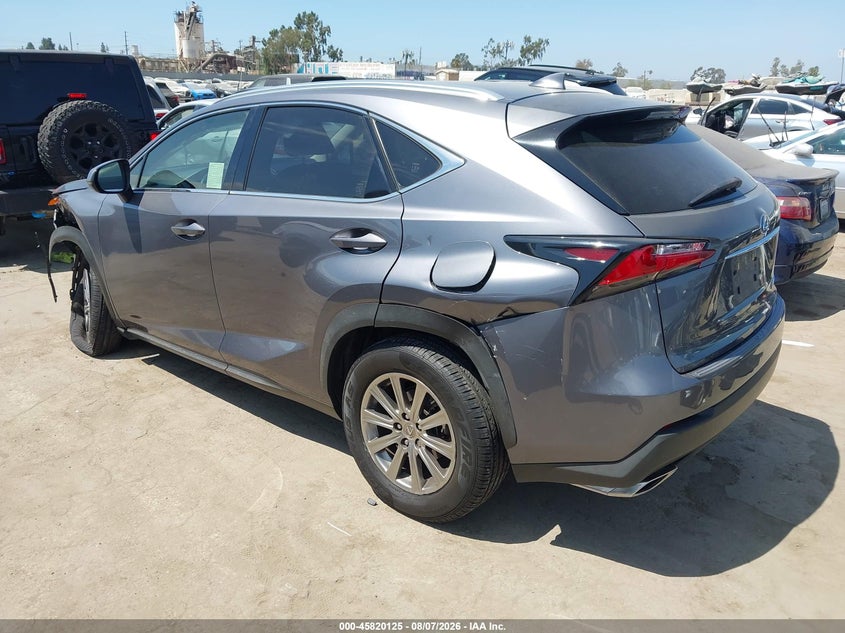 Vin: jtjyarbz2h2079121, lot: 46319006, lexus nx 200t 20173