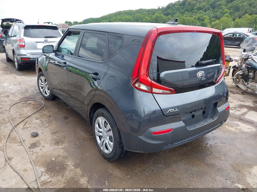 Vin: kndj23auxm7739620, lot: 46319011, kia soul lx 20213