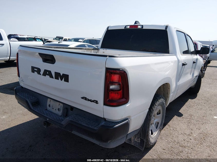 Vin: 1c6rrfgg5sn543831, lot: 46319023, ram 1500 tradesman  4x4 5'7 box 20254